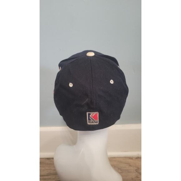 Vintage Karl Kani Jeans #23 Hat Navy Blue Red Embroidered Baseball Cap 90s... - Picture 4 of 9